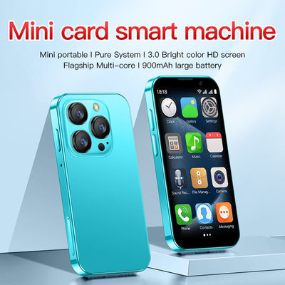 Bluetooth 4.0 Αναγνώριση προσώπου Δύο SIM Κλασικό στυλ XS18 Pro 3G 3.0'' Mini Phone 2+16GB