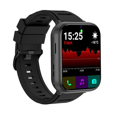 Q668 4G LTE Smart Watch μαύρο 4+64GB 1.99' Εικόνα Διπλή κάμερα Quad Core 930mAh Android 9.0 Άνδρες