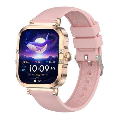 Καλή τιμή. Φορούμενο Στυλάτο Smartwatch Τετράγωνο σχήμα Αντίσταση στο νερό Μακροχρόνια διάρκεια ζωής της μπαταρίας σε απευθείας σύνδεση