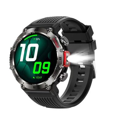 Καλή τιμή. 1.43 ίντσες Στρογγυλό σχήμα Smart Watch Ασύρματο φορτιστή Καταγραφή Αδιάβροχο καρδιακό ρυθμό ρολόι σε απευθείας σύνδεση