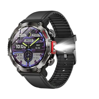 Καλή τιμή. AMOLED Στρογγυλή σχήμα οθόνη αφής Smart Watch με NFC τοπική μουσική TWS 400mAh μπαταρία σε απευθείας σύνδεση