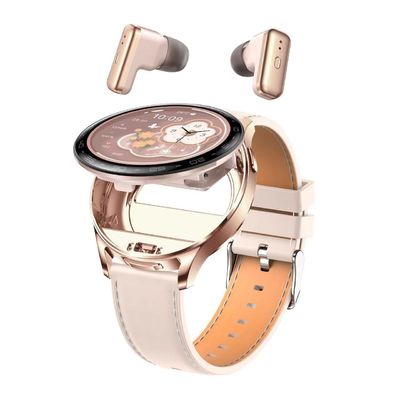 Μείνετε συνδεδεμένοι TWS Smart Watch Ασύρματα ακουστικά Bluetooth Earphone Smartwatch