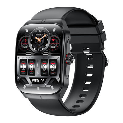 Καλή τιμή. Στυλάτο Android Square Smartwatch με εκπαίδευση στην αναπνοή και έλεγχο μουσικής σε απευθείας σύνδεση
