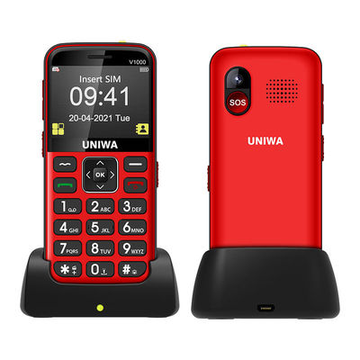 Καλή τιμή. UNIWA V1000 Ηλικιωμένα κινητά τηλέφωνα 4G Εύκολο κινητό τηλέφωνο για ηλικιωμένους σε απευθείας σύνδεση