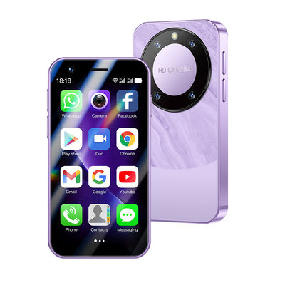 F8 Pro Max Μικρά κινητά τηλέφωνα 3G 3.0'' 1+16GB Android 8.1 Αναγνώριση προσώπου 2000mAh Δύο SIM