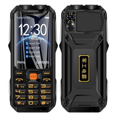 Q9 Button κινητό τηλέφωνο 3,5 ιντσών 4 κάρτα SIM 4500mAh Bluetooth φακό FM ραδιόφωνο 2G