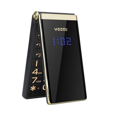 YEEMI M2-C 2G Feature Phone GSM MTK 2.8'' Διπλή οθόνη MP4 Player Flip Phones για ηλικιωμένους