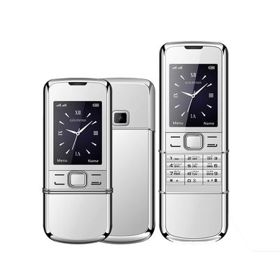 Νέο κλασικό 8800 2G GSM Δύο SIM Bluetooth Slider κινητό τηλέφωνο 2.4inch οθόνη