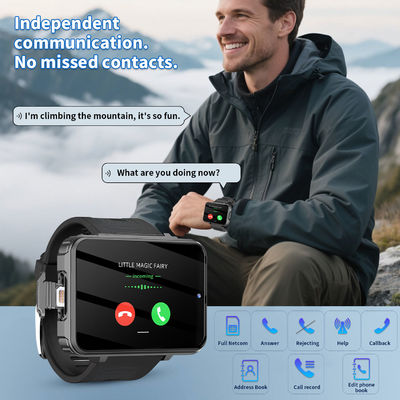 Καλή τιμή. VP999 Smart Watch 6 128GB Μνήμη Υποστήριξη καρδιακού ρυθμού Android λειτουργικό σύστημα 1500 mAh μπαταρία Βίντεο 4G WiFi GPS APP Διπλή κάμερα σε απευθείας σύνδεση