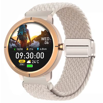 Καλή τιμή. Γυναίκα Άντρας Smart Watch 5ATM Αδιάβροχο GPS Ενσωματωμένο σε διπλή ζώνη GNSS Bluetooth Χρυσό Και εξοπλισμένο με Bluetooth σε απευθείας σύνδεση