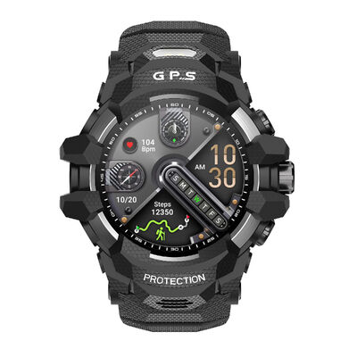 PG999 GPS AMOLED 1.43-ιντσών οθόνη 30μ αδιάβροχο IOS / Android συστήματα smartwatch