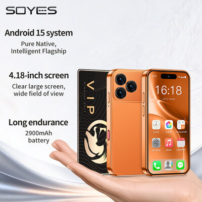 Καλή τιμή. XS19 MAX LTE 4G Mini 4.18'' Android 15.0 4+64GB Διπλή SIM 2900mAh Ξεκλείδωμα προσώπου Μικρό Κινητό Τηλέφωνο online