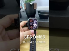 DM63 Φωνητικοί βοηθοί 4G LTE Smart Watch 2.13' HD Παρακολούθηση δραστηριότητας οθόνης