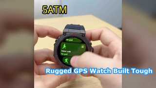 2026 Νέο Στρατιωτικό DM58 GPS Smart Watch 1,43'' HD AMOLED 5ATM Αδιάβροχο