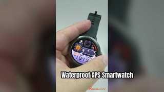 Rainbuvvy DM76 GPS Sports Smart Watch 1,32'' AMOLED Screen 5ATM Αδιάβροχο Ρολόι καρπού 360mAh Batter